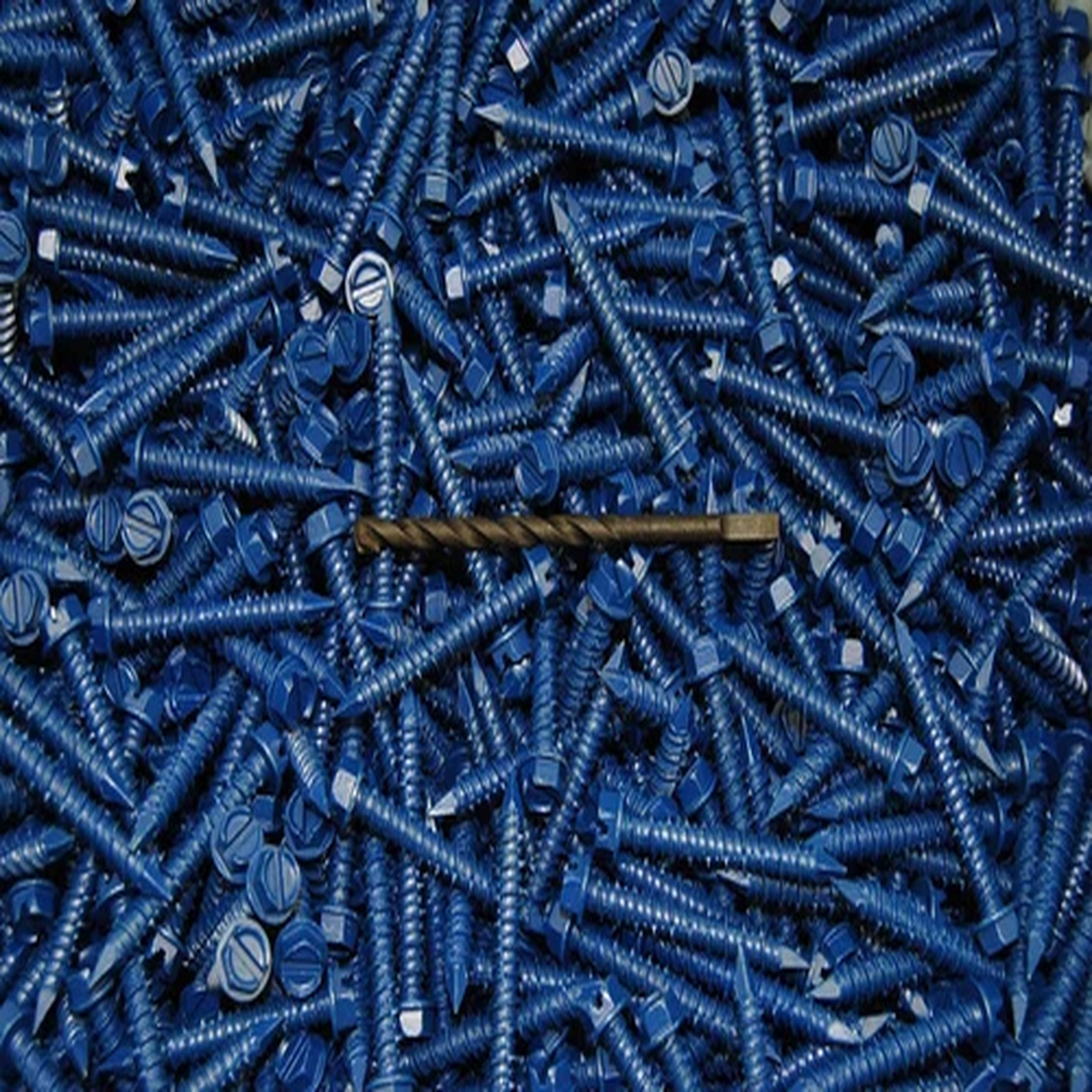 (200) Hex Washer Head 1/4 x 1-3/4 Concrete Masonry Screws Tapcon Anchor & Bit