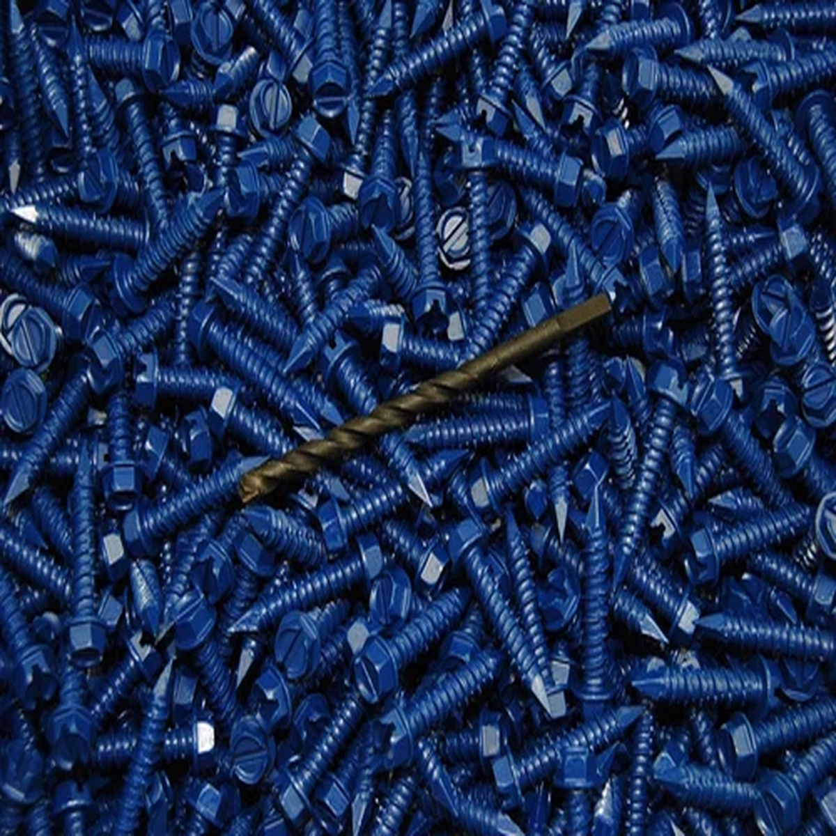 (250) Hex Washer Head 1/4 x 1-1/4 Concrete Masonry Screws Tapcon Anchor & Bit
