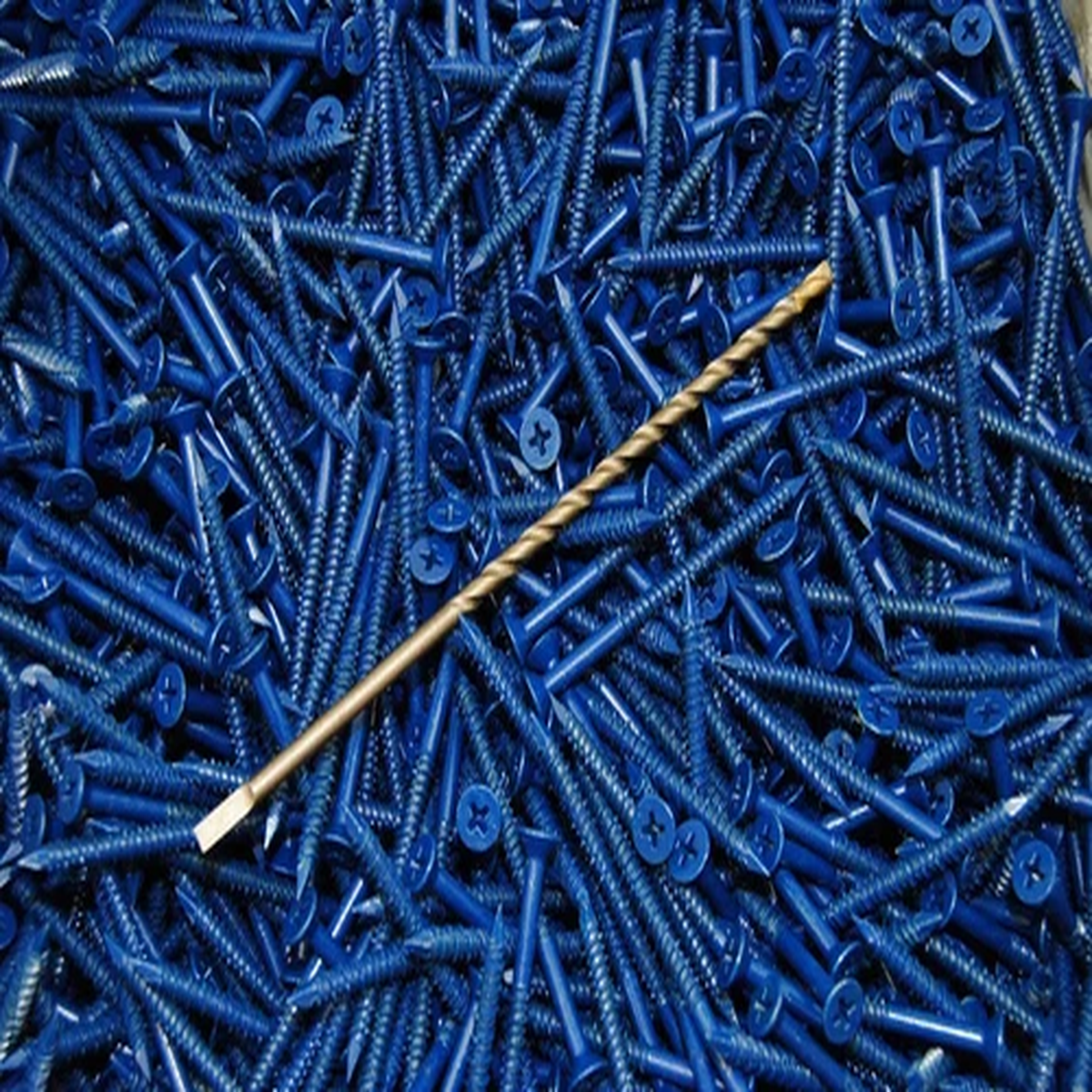 (250) Phillips Flat Head 3/16 x 2-3/4 Concrete Masonry Screw Tapcon Anchor & Bit
