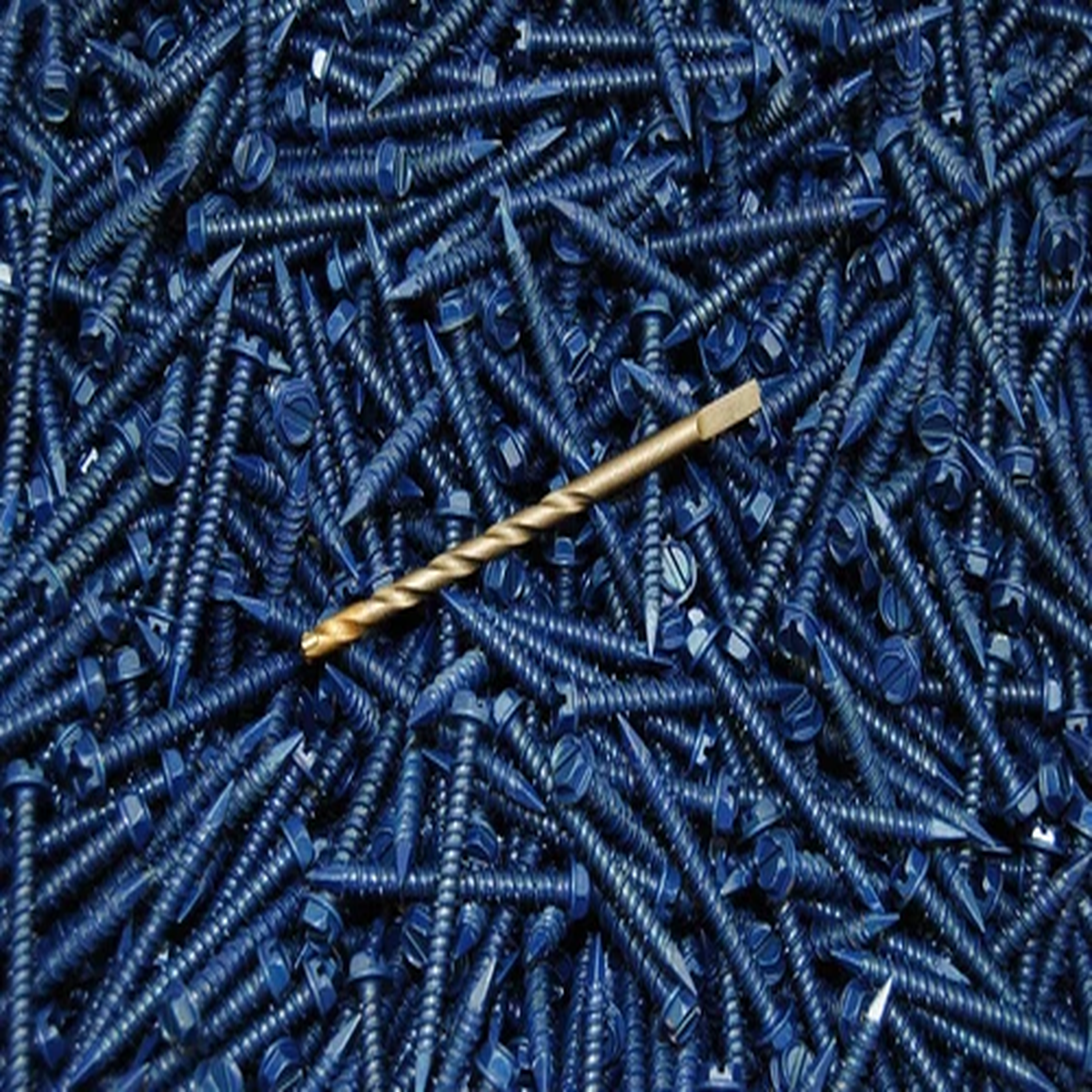 (3,000) Hex Washer Head 3/16 x 1-3/4 Concrete Screws Tapcons + 3 Bits BULK
