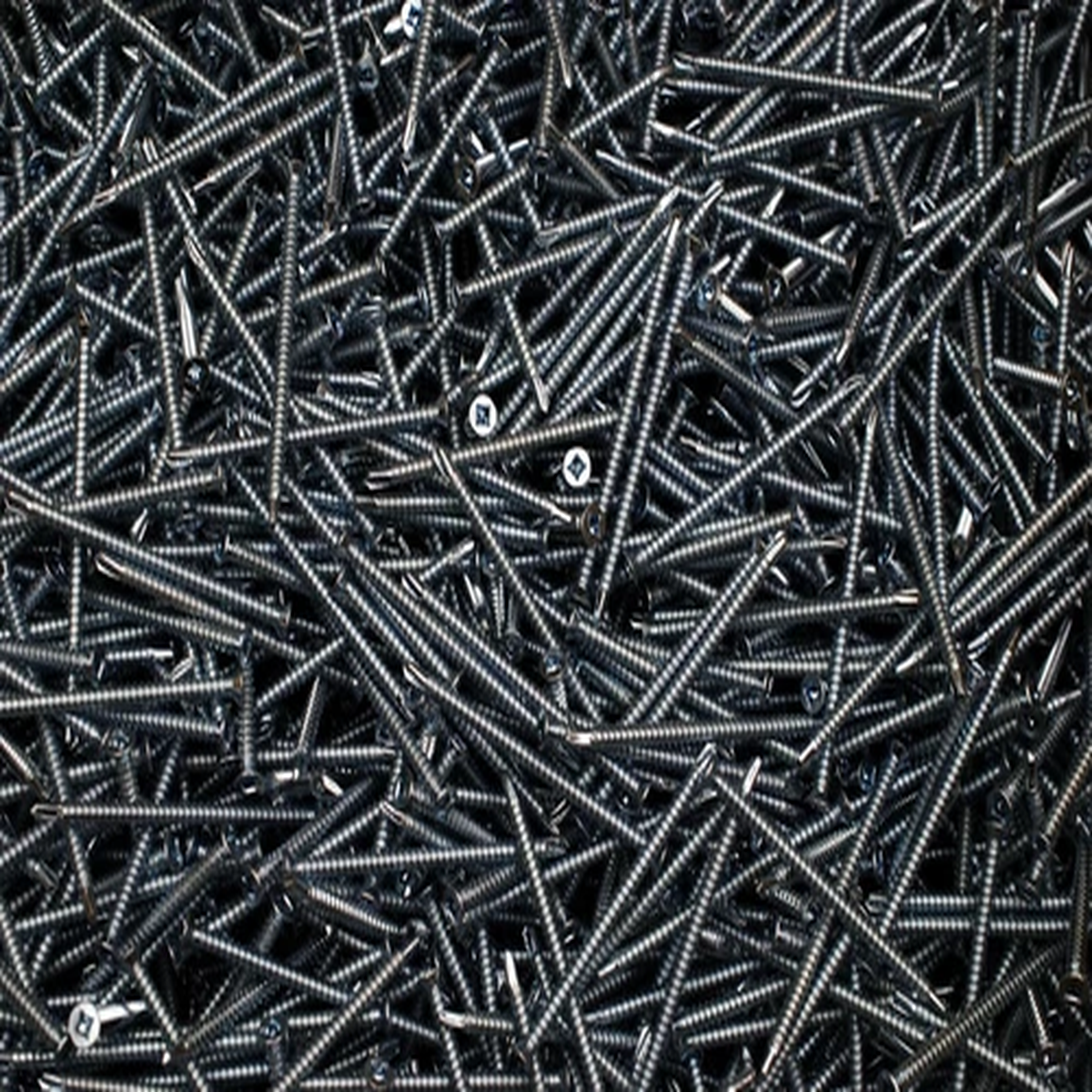 (500) Square Flat Trim Head 6 x 2-1/4 Self-Drilling Tek Screws Zinc Plated #6