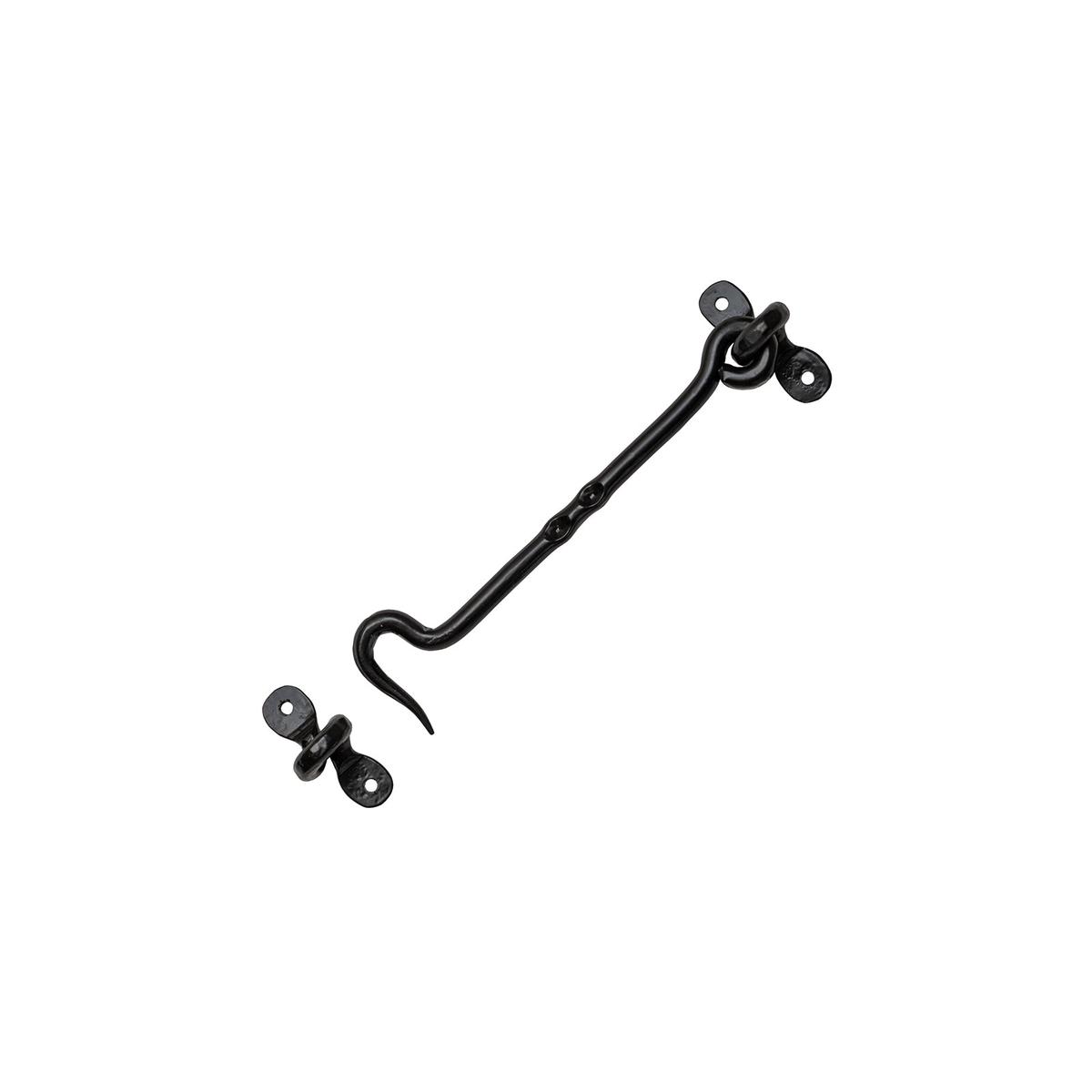 Black Cabin Hooks - 8 inch