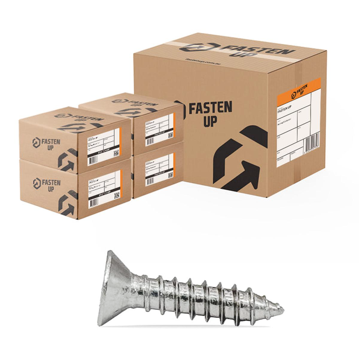 8g x 38mm (1-128221) Self Tapping Screws CSK 316 8211 Carton 2000