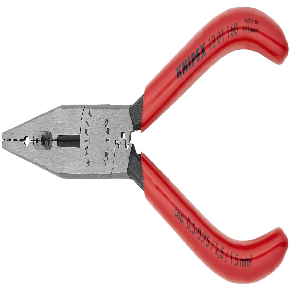 Knipex 13 01 160 SB KN | 4-in-1 Electricians' Pliers, Metric Wire