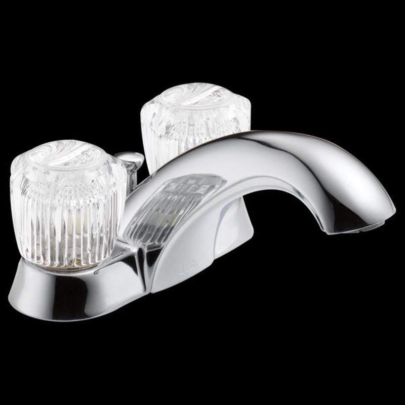 Delta 2522LF-TPM Two Handle Tract-Pack Centerset Bathroom Faucet