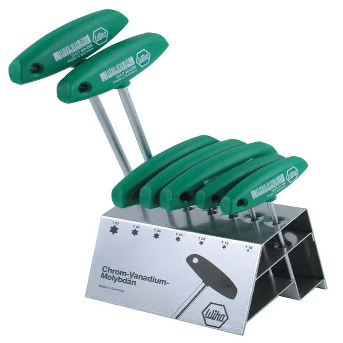 Wiha 36490, TORX T-Handle 7 Pc. Set In Stand